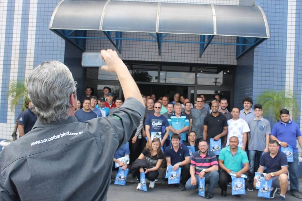 Visita na Fabrica Sampel -Distribuidora: Soccol Barbieri
